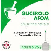 Glicerolo Afom Adulti 6 Contentori Monodose 6,75g