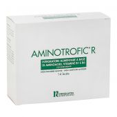 Aminotrofic R Integratore Aminoacidi e Vitamina B1+B6 14 Buste