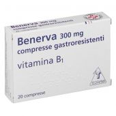 Benerva 300mg Vitamina B1 20 Compresse Gastroresistenti