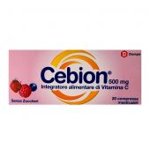Cebion 500mg Vitamina C Frutti Di Bosco Senza Zucchero 20 Compresse