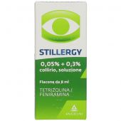 Stillergy Collirio 0,05% + 0,3% Tetrizolina Cloridrato 8ml