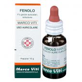 Fenolo 1% Marco Viti Gocce Auricolari 10g