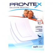 Garza Prontex Soft Pad in TNT 10x12,5cm 5+1 Compresse