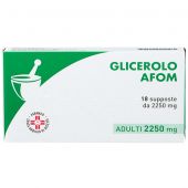 Glicerolo Afom Adulti 2250mg 18 Supposte