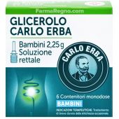 Glicerolo Carlo Erba Bambini 2.25g 6 Microclismi