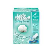 Lady Presteril 100% Cotone Assorbenti Giorno Anatomici Pocket 10 Pezzi