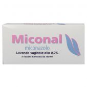 Miconal Lavanda Vaginale 5 Flaconcini Monodose 0,2% da 150ml
