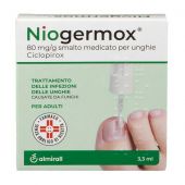 Niogermox 80mg Smalto Medicato per Unghie 3,3ml