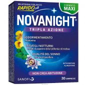Novanight Tripla Azione Melatonina 30 Compresse Promo