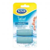 Scholl Velvet Smooth Wet & Dry Testine Rotanti 2 Rotoli