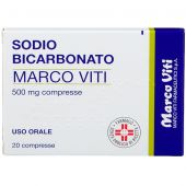Sodio Bicarbonato Marco Viti 500mg 20 Compresse