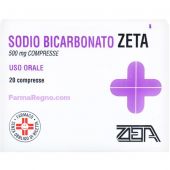 Sodio Bicarbonato Zeta 500mg 20 Compresse 