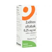 Zaditen Oftabak 0,25 mg/ml Collirio Soluzione 5ml