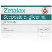 Zetalax 2.25g 18 Supposte di Glicerina per Adulti